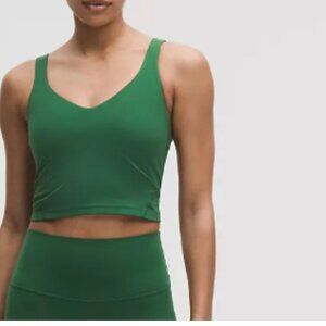 Lululemon Align Set - High-Rise Pant 25" & Tank Top Everglade Green